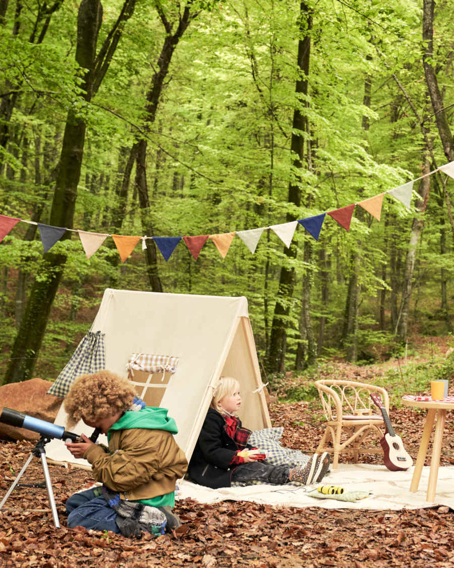 Set Yanil copripiumino, lenzuolo con angoli e federa 100% cotone a quadrati verde e blu 70x140cm