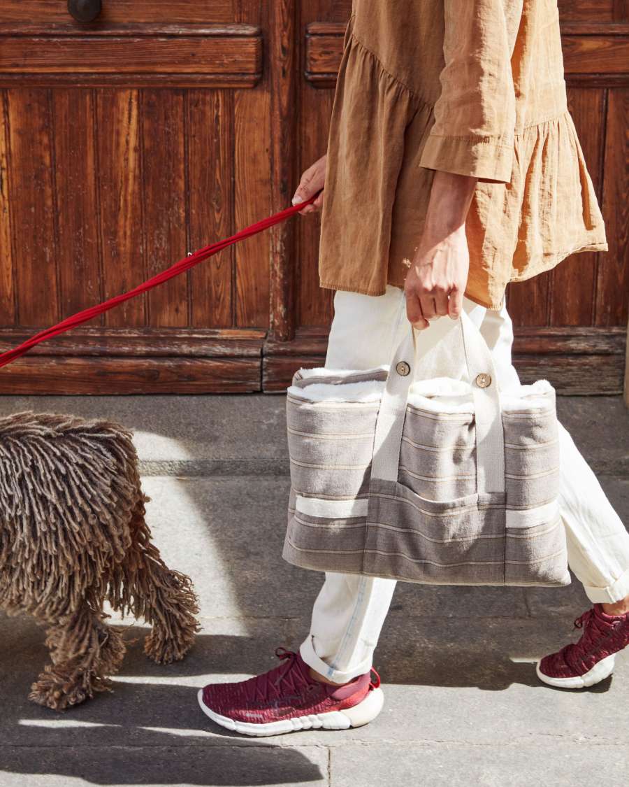 Couverture de voyage pour animaux Toby marron