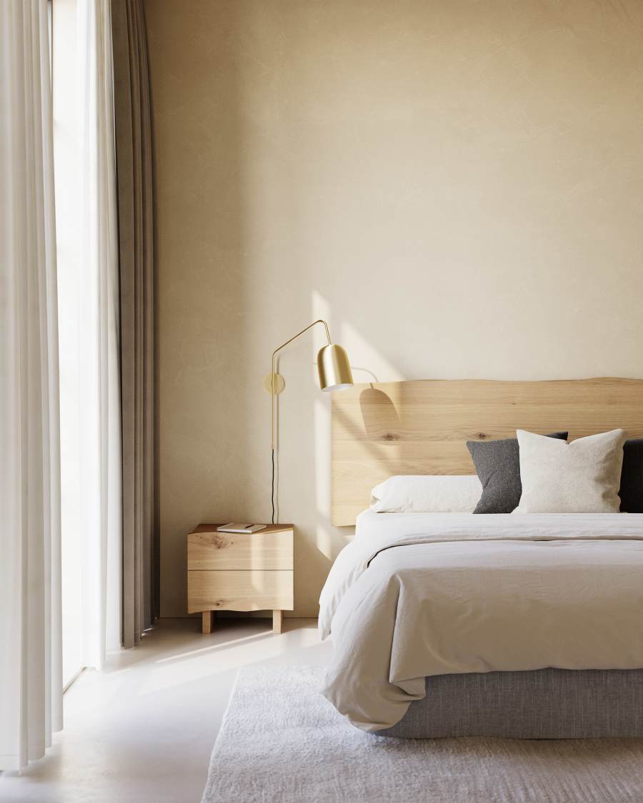 Επιτοίχιο φωτιστικό Audrie, μέταλλο σε φινίρισμα ορείχαλκου