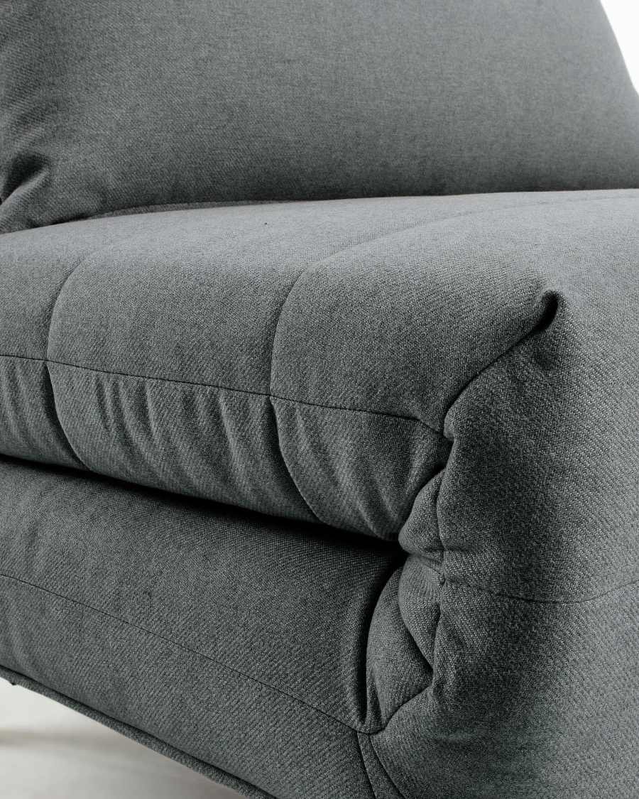Divano letto Susan 105 cm grigio scuro