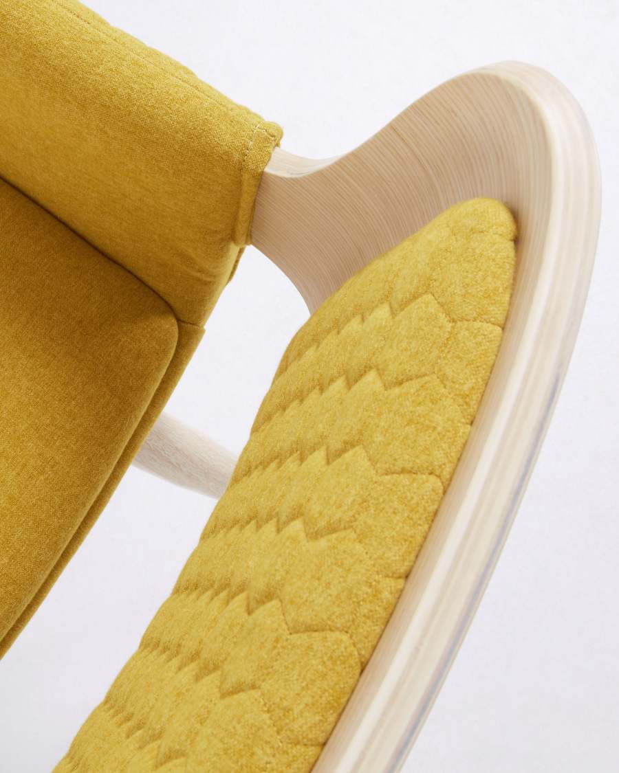 Καρέκλα Angie, μουσταρδί