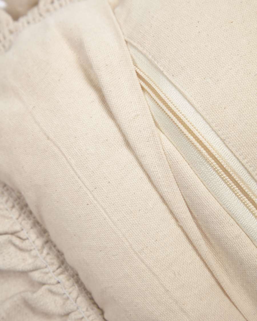 Deva natural linen cushion cover 45 x 45 cm