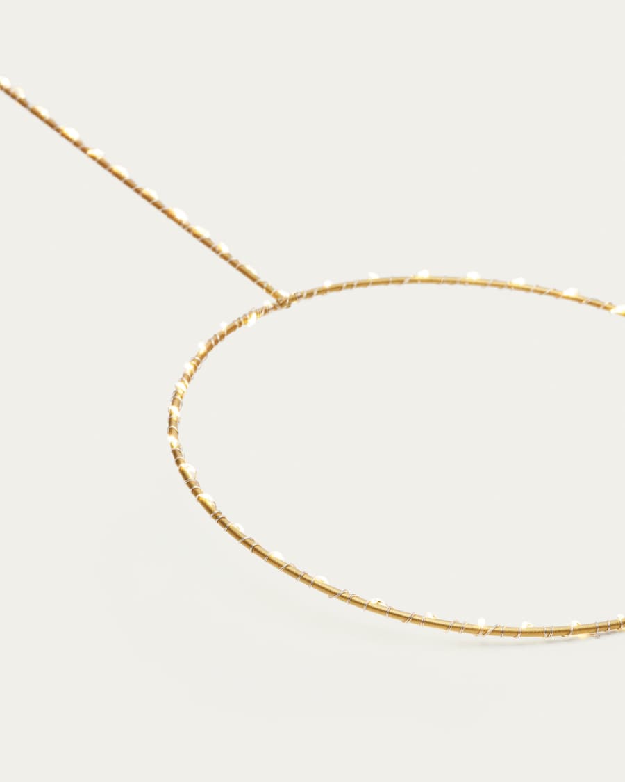 Anell lluminós Tamane daurat Ø 17 cm