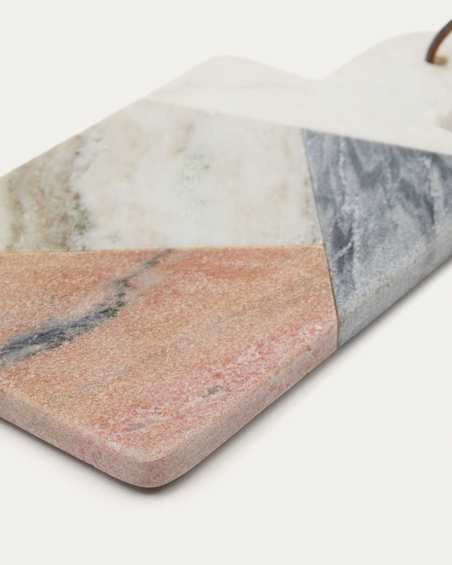 Bergman rectangular chopping board multicolor marble