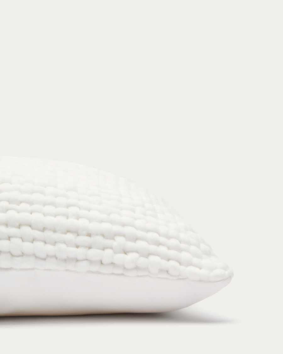 Κάλυμμα μαξιλαριού Persis, λευκό, 45x45εκ