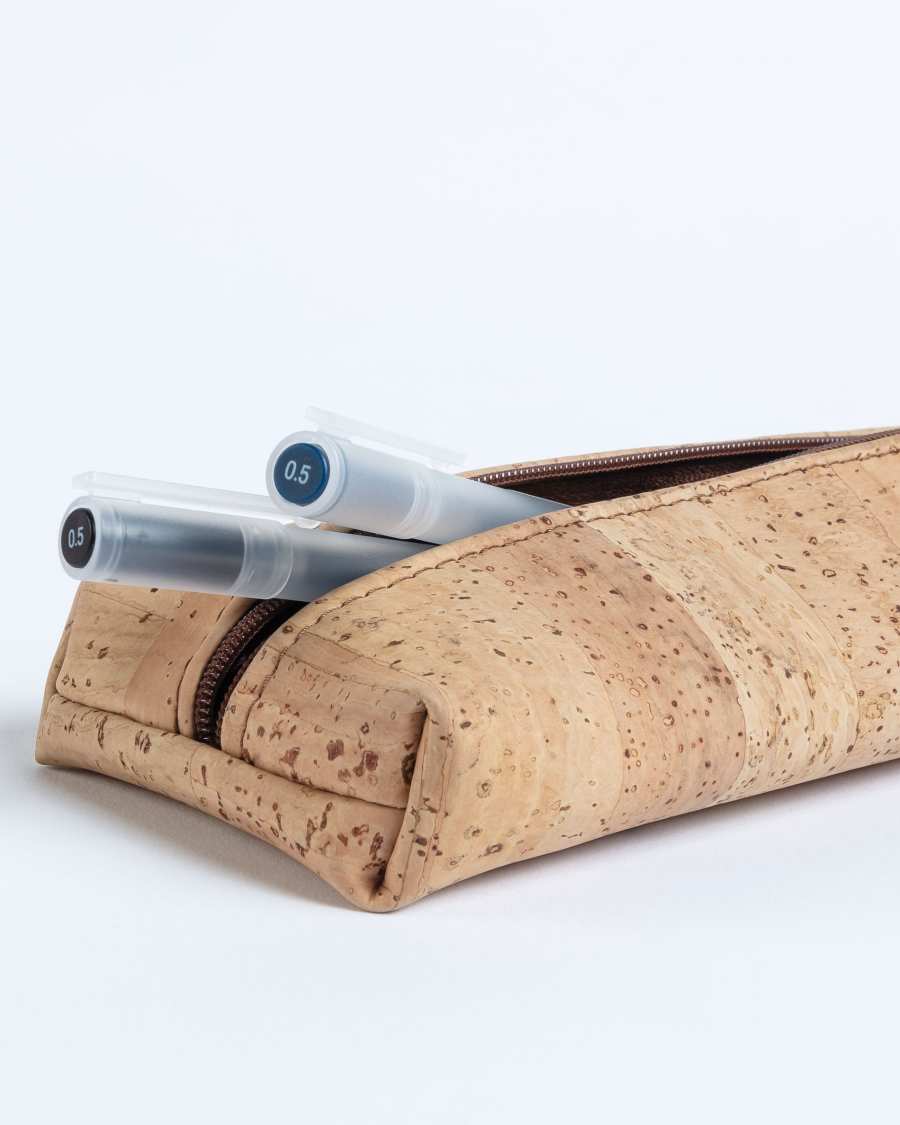 Pencil case Foa light cork with zipper