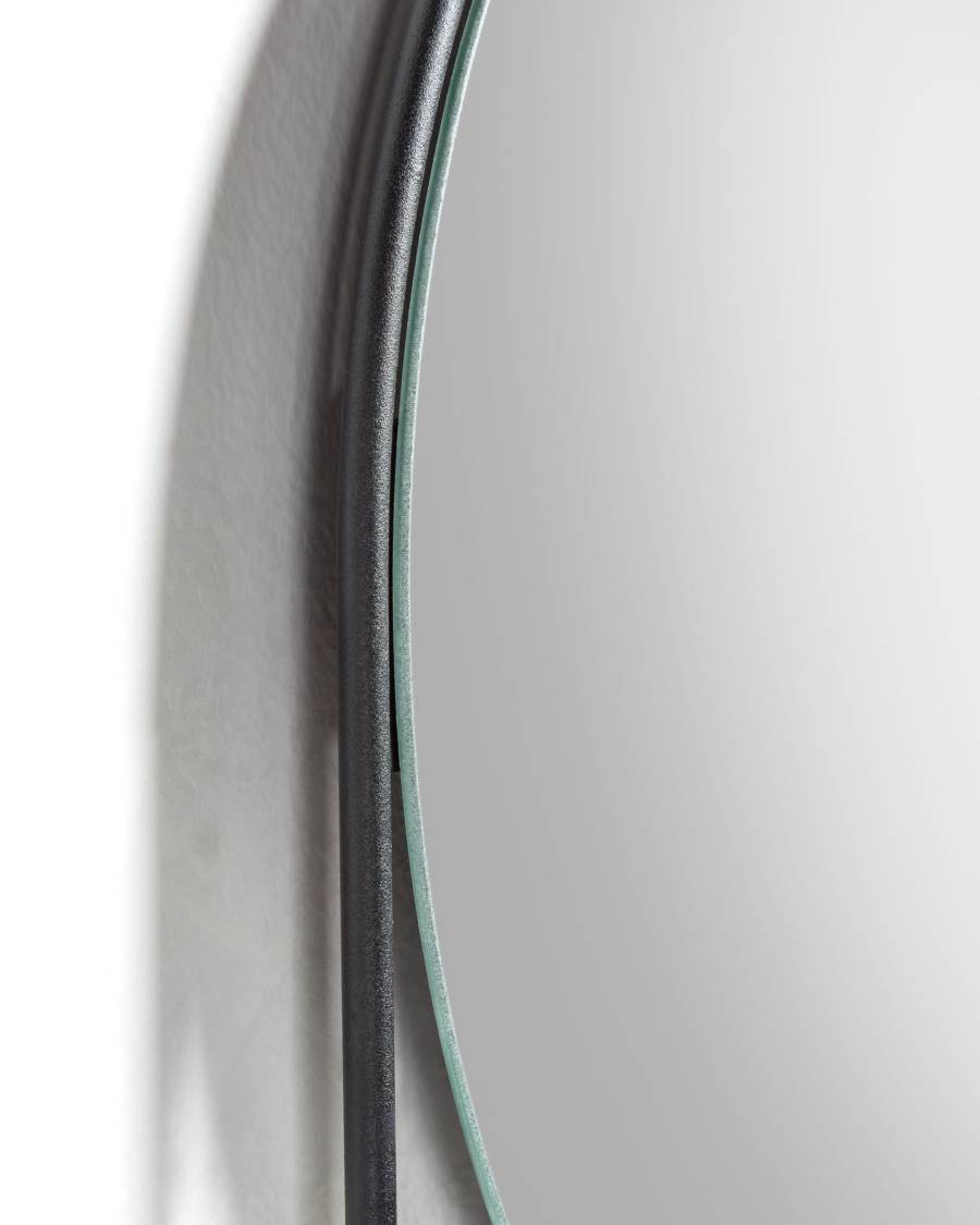 Καθρέπτης Marcolina, ατσάλι και MDF, 37x58εκ