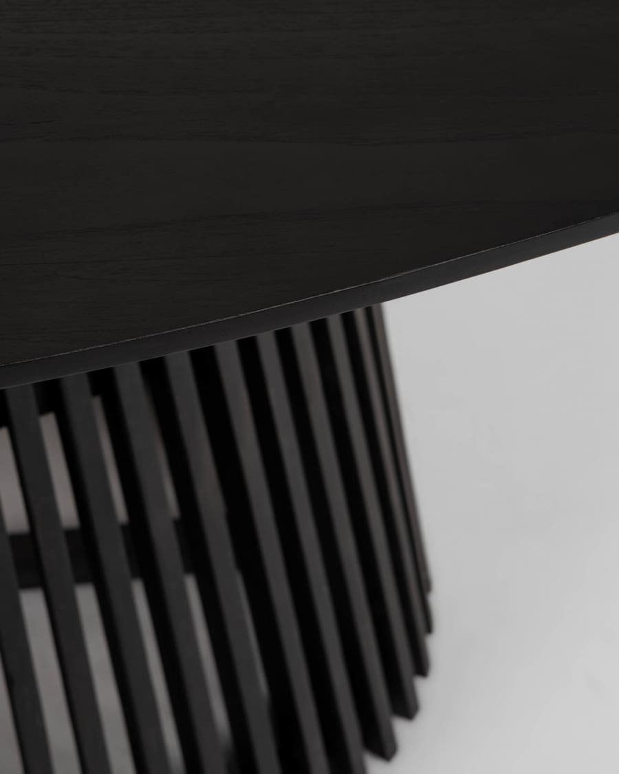 Jeanette Ø 200 x 120 cm black table