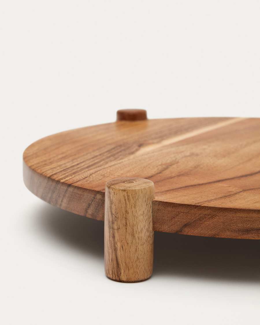 Nelma serving board in solid acacia wood