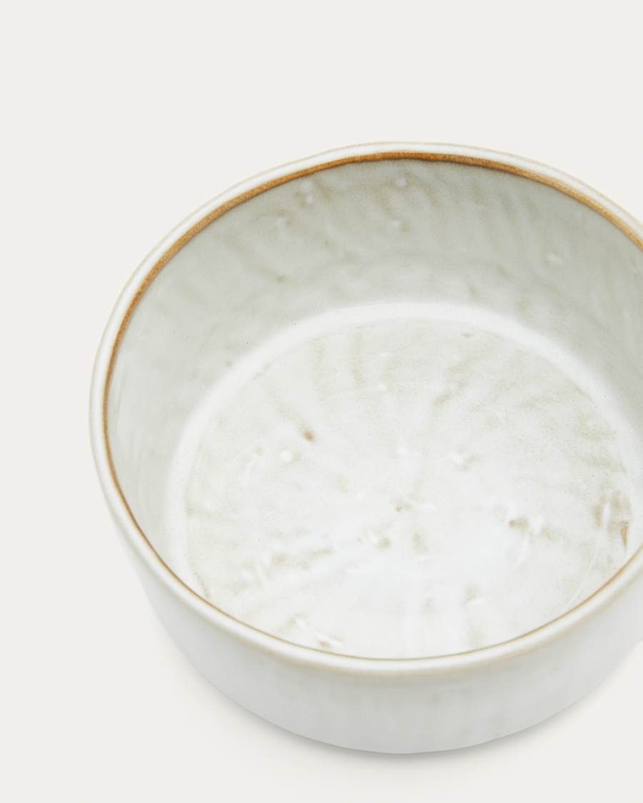 Serni white, ceramic bowl