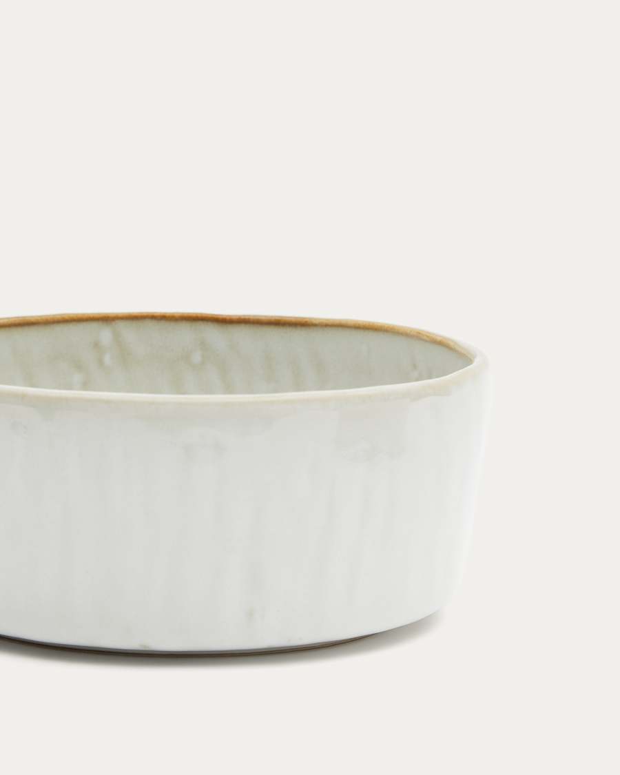 Serni white, ceramic bowl