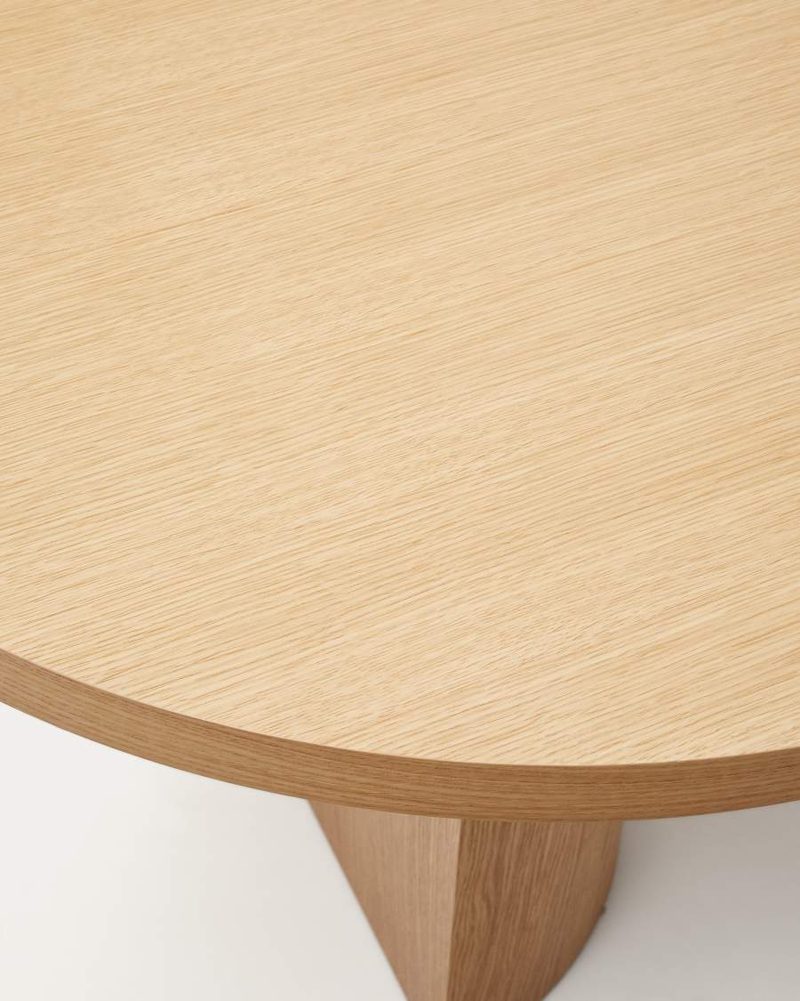 Nealy table with an oak veneer in a natural finish, 200 x 100 cm
