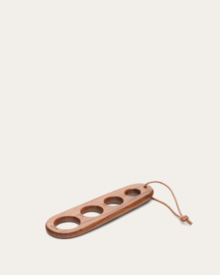 Delci acacia wood pasta measurer