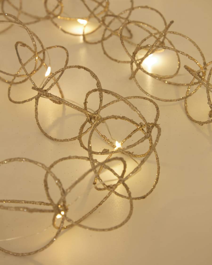 Stelly golden Christmas lights 1,9 m