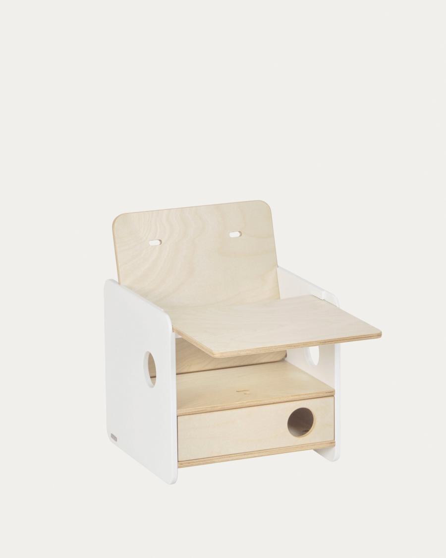 Tray for the Nuun evolutive chair in birch veneer