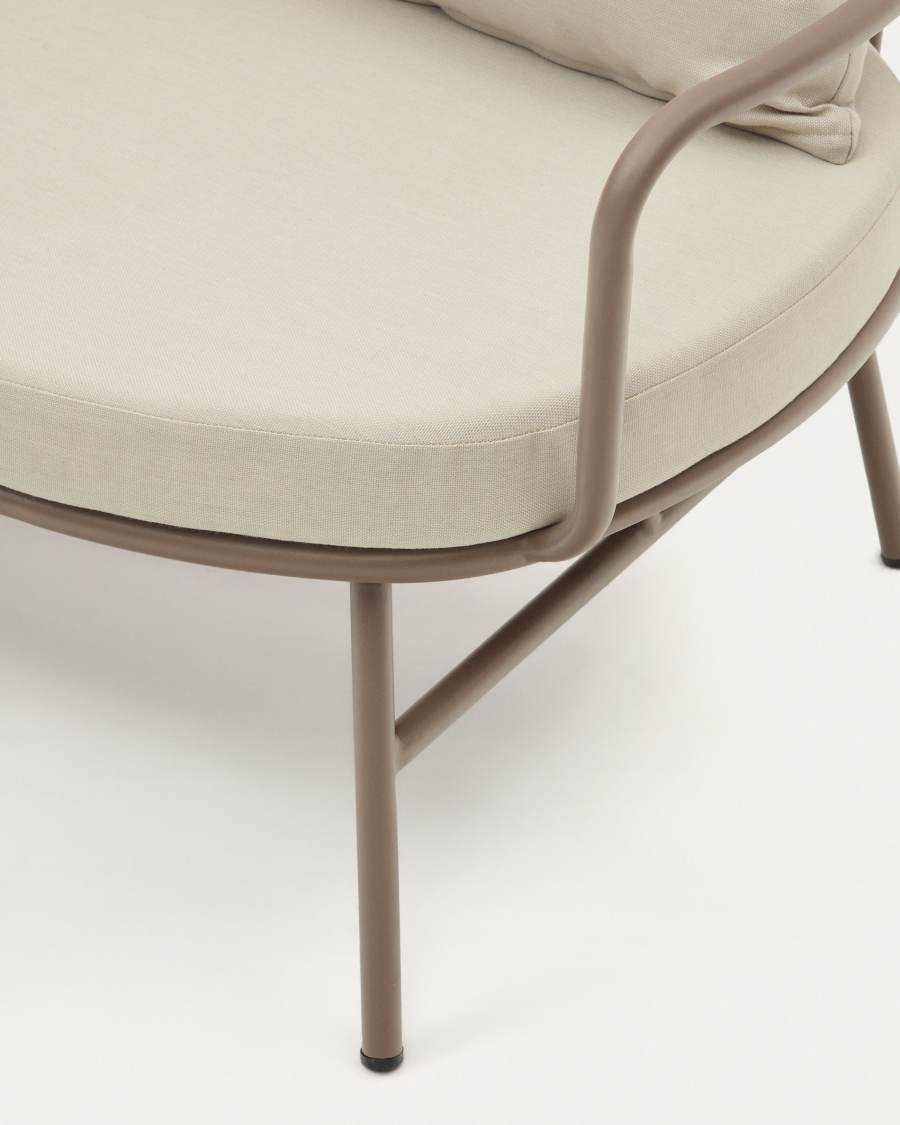 Canapé Bramant 2 places en acier finition mauve 175,5 cm