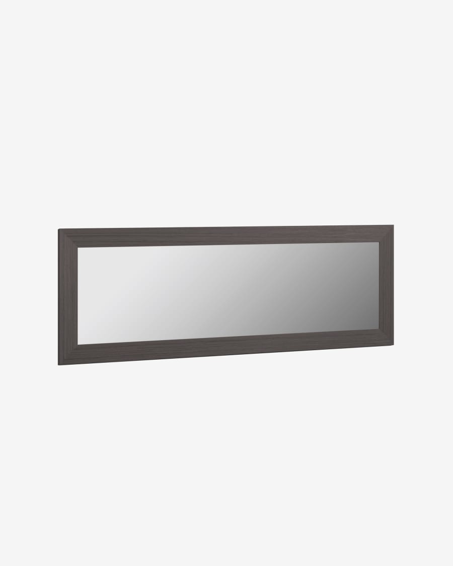 Yvaine wide frame mirror dark finish 52,5 x 152 cm