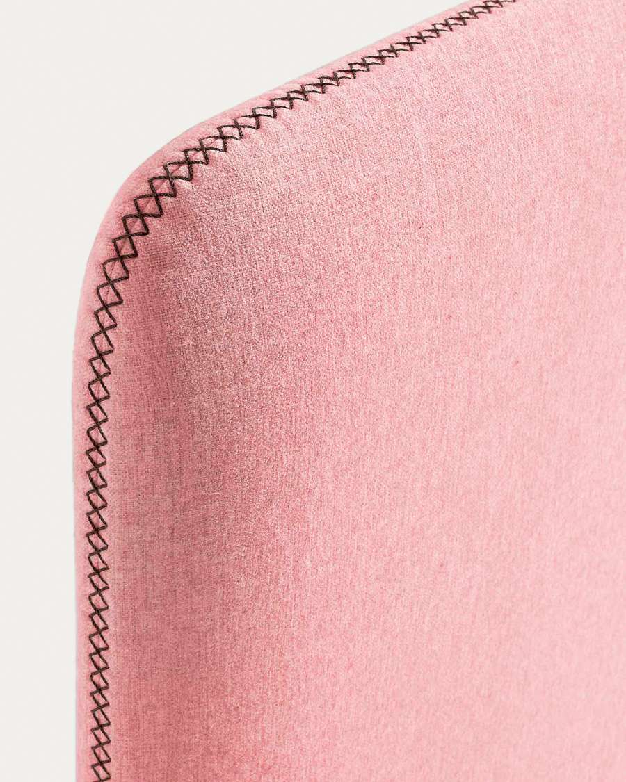 Pink Dyla headboard cover for a bed up to 90 cm