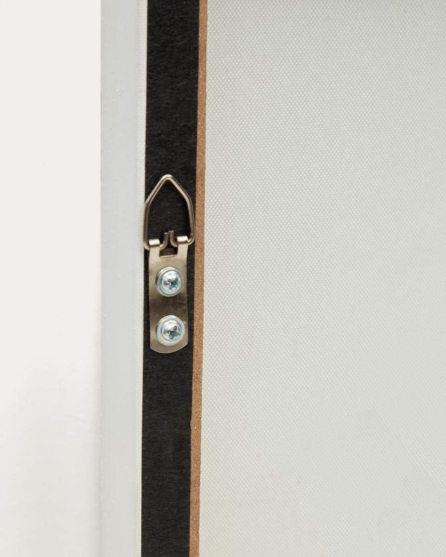 Pineda set of 2 abstract canvases in white, 30 x 40 cm