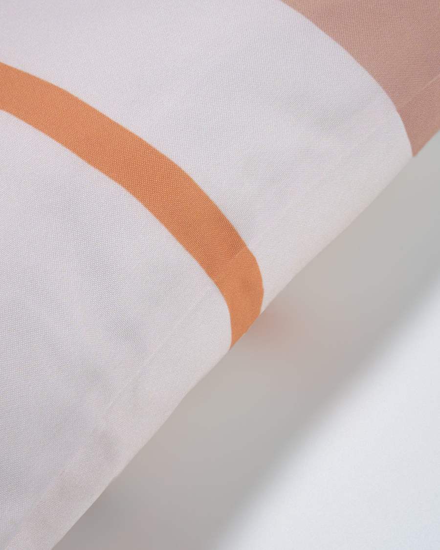 Housse de coussin Calantina rayures verticales multicolore 45 x 45 cm