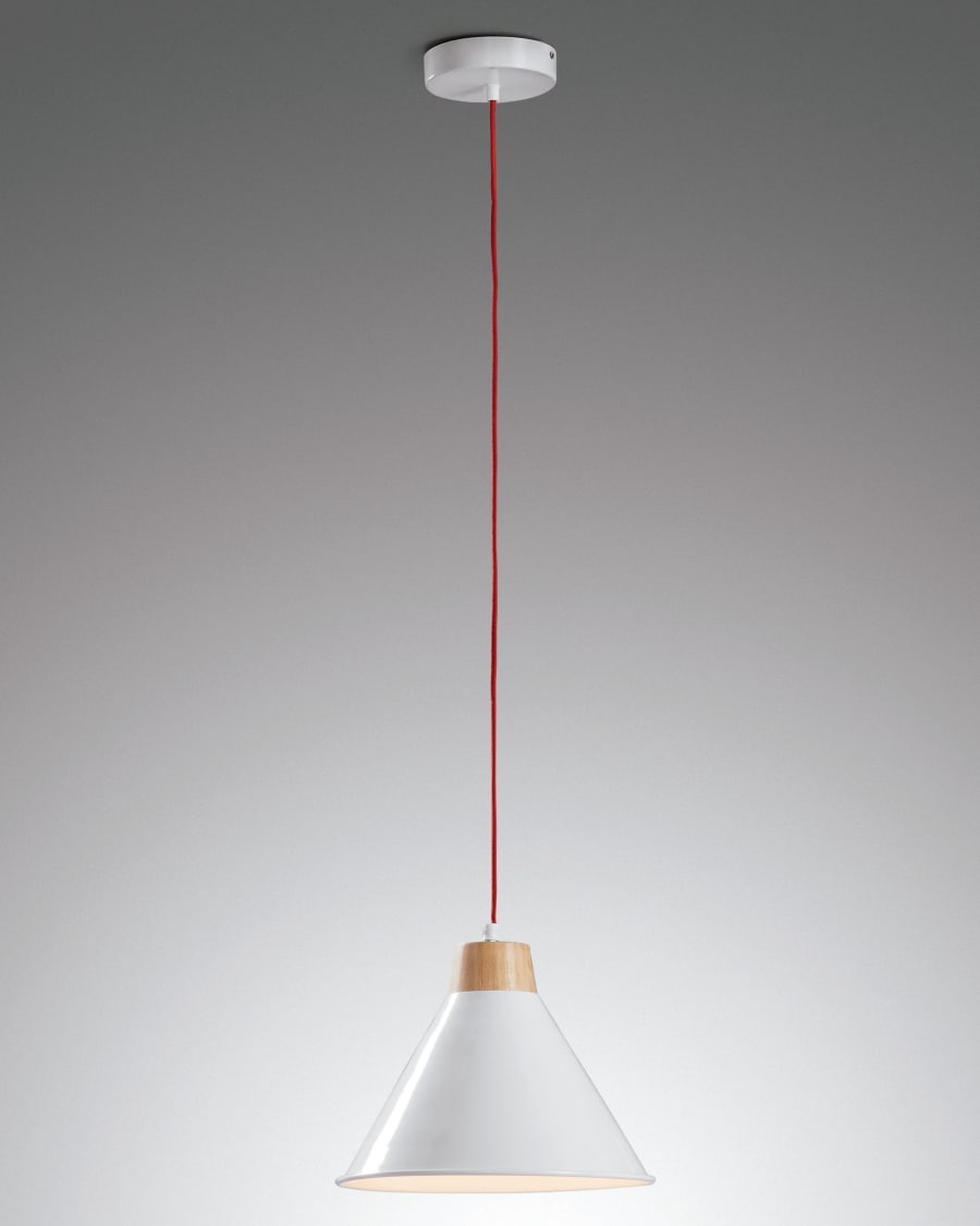 Bora pendant lamp, white