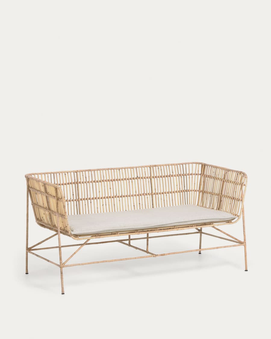 Cushion for Aiala 2 seater sofa in beige, 65 x 125 cm