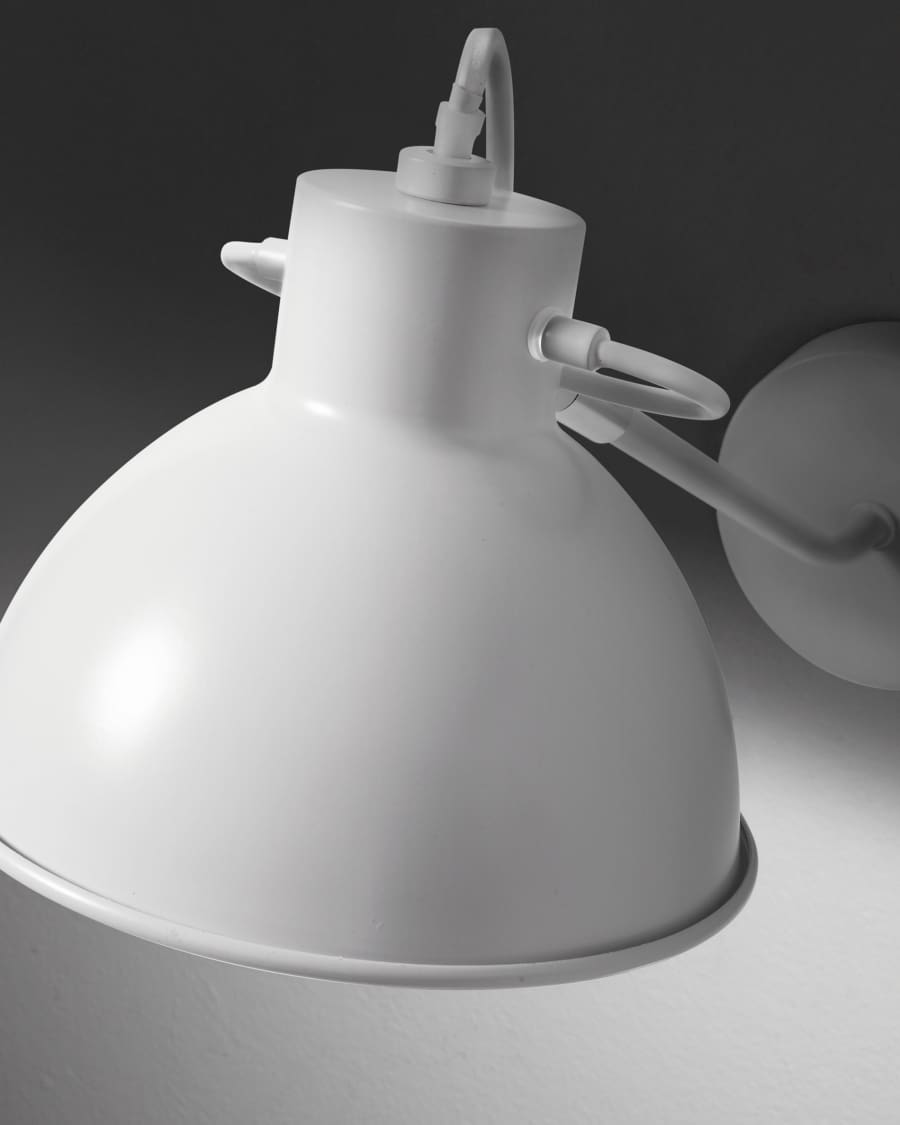 Lampada da parete Offelis bianco