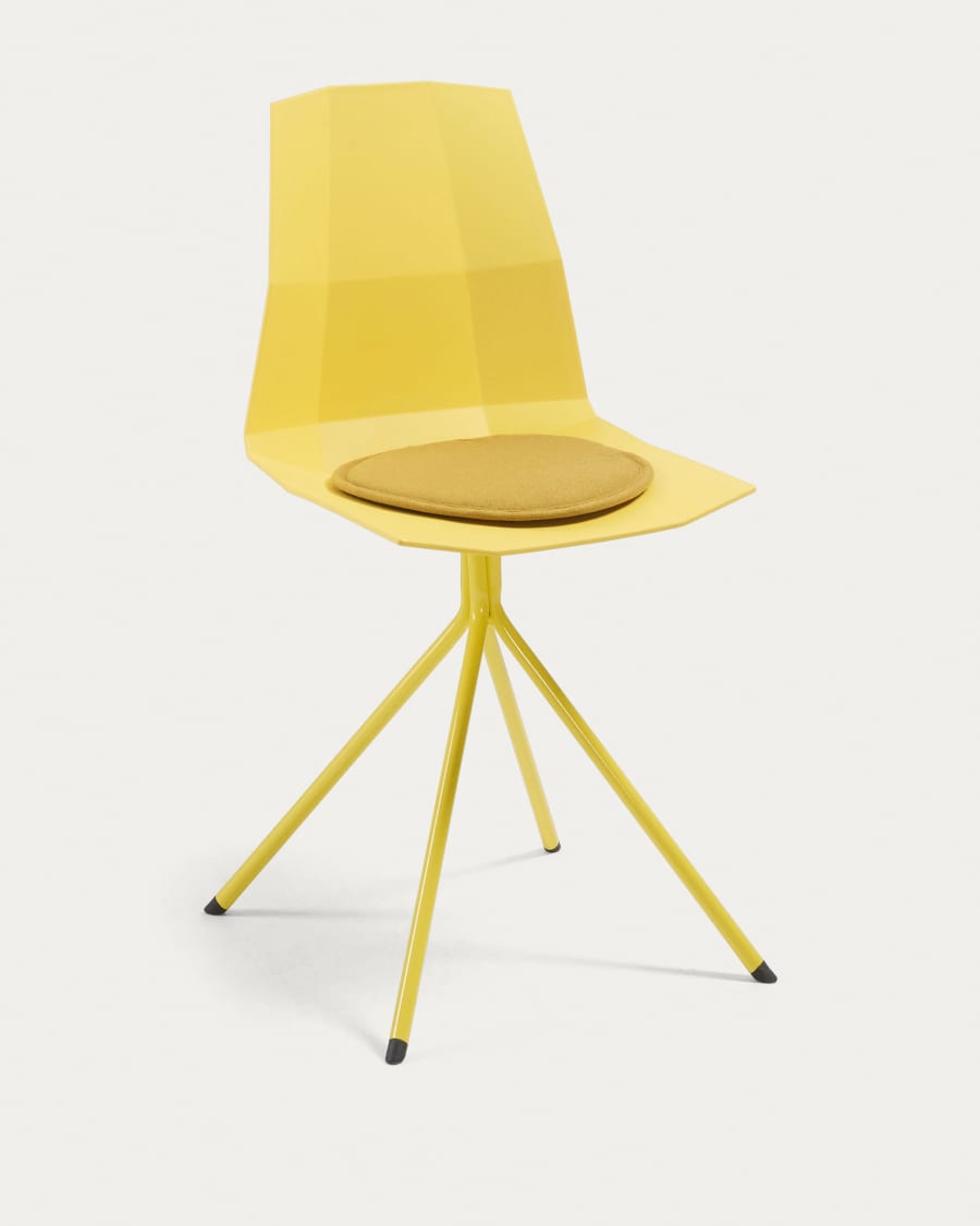 Silke cushion mustard