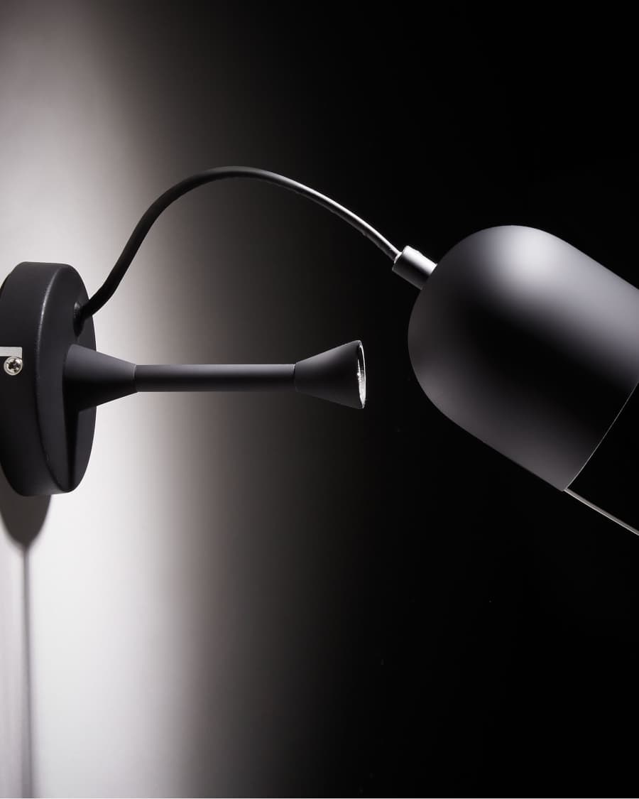 Lucilla wall lamp black