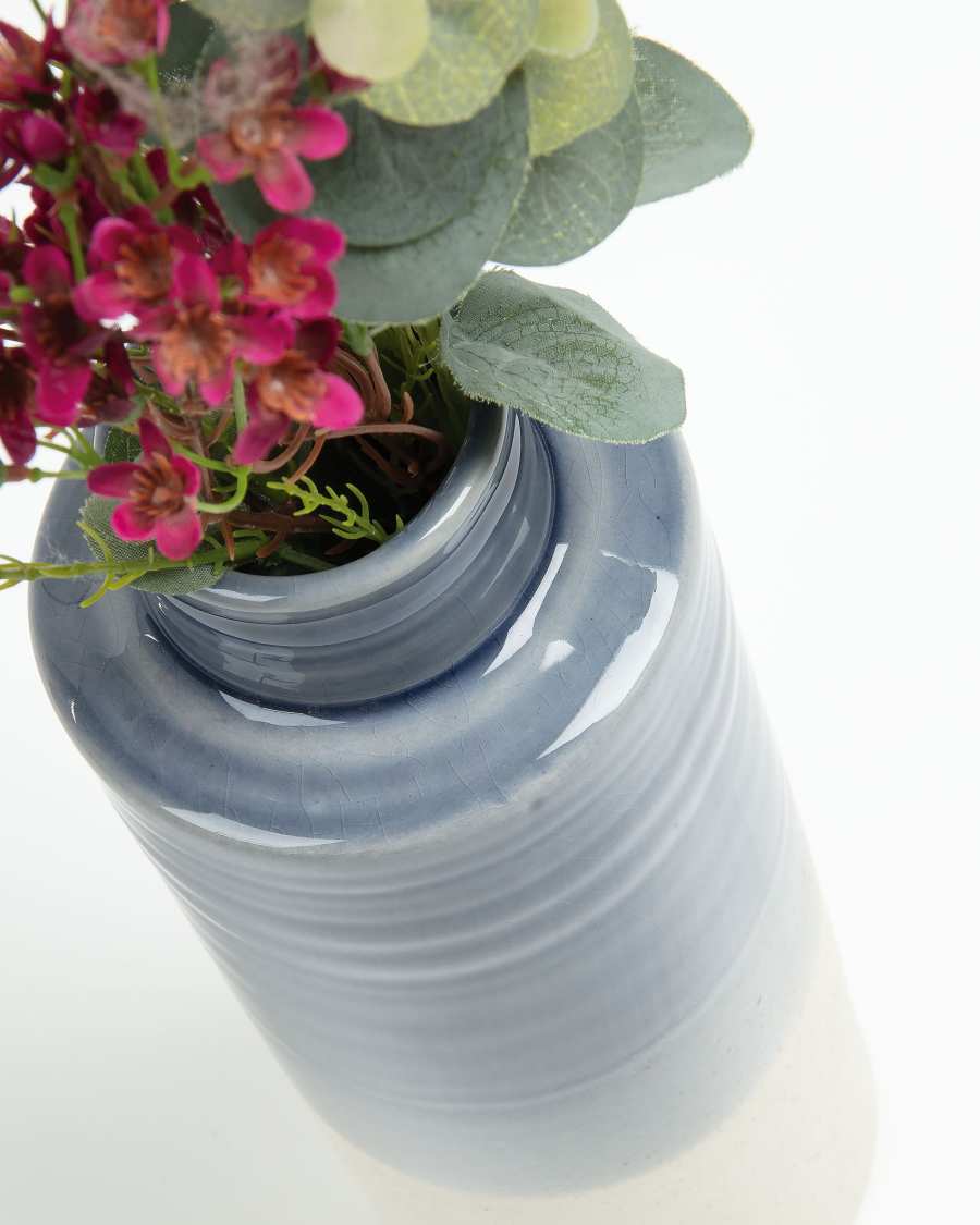 Aine vase blue