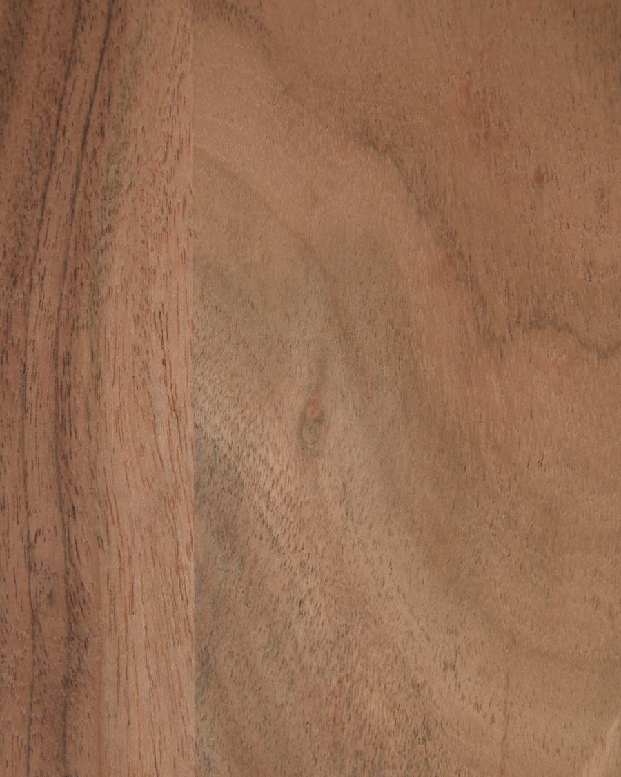 Romina elongated heptagonal serving board in solid acacia wood