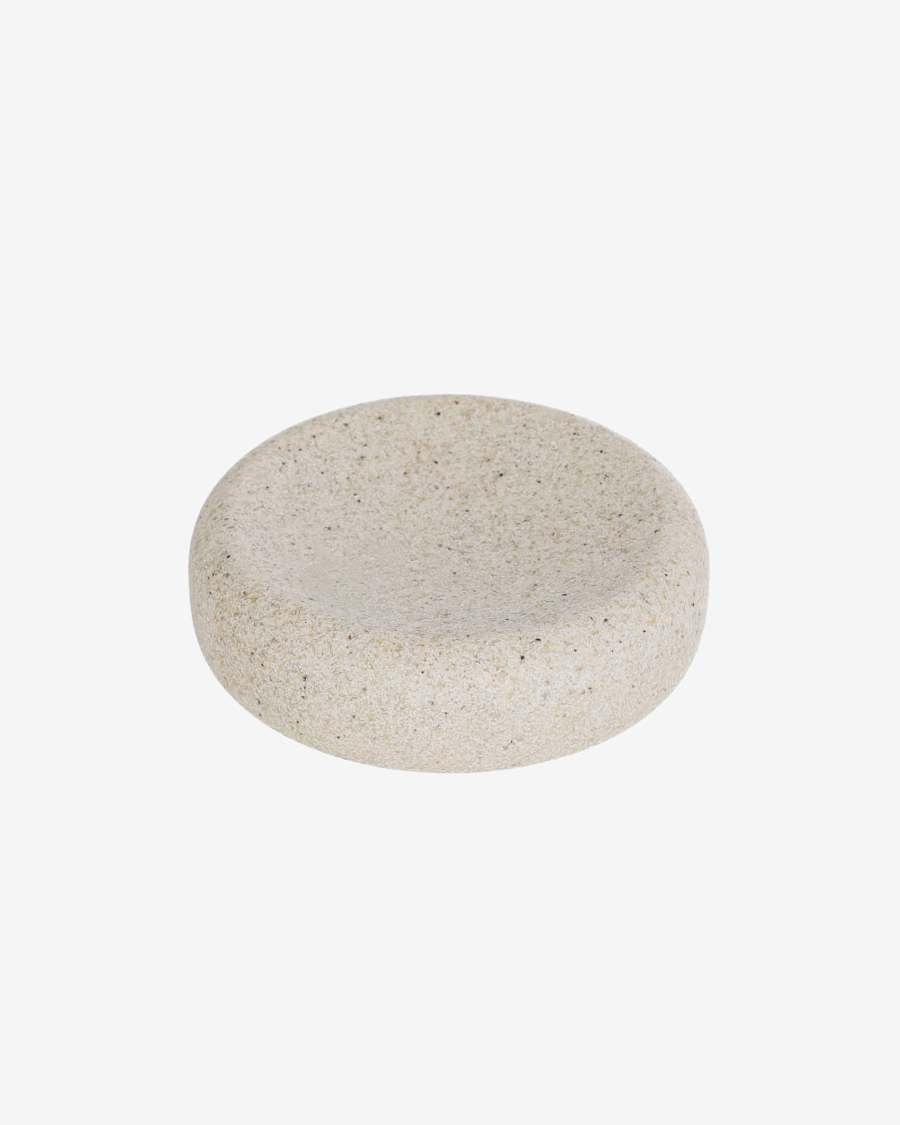 Najilla beige soap dish