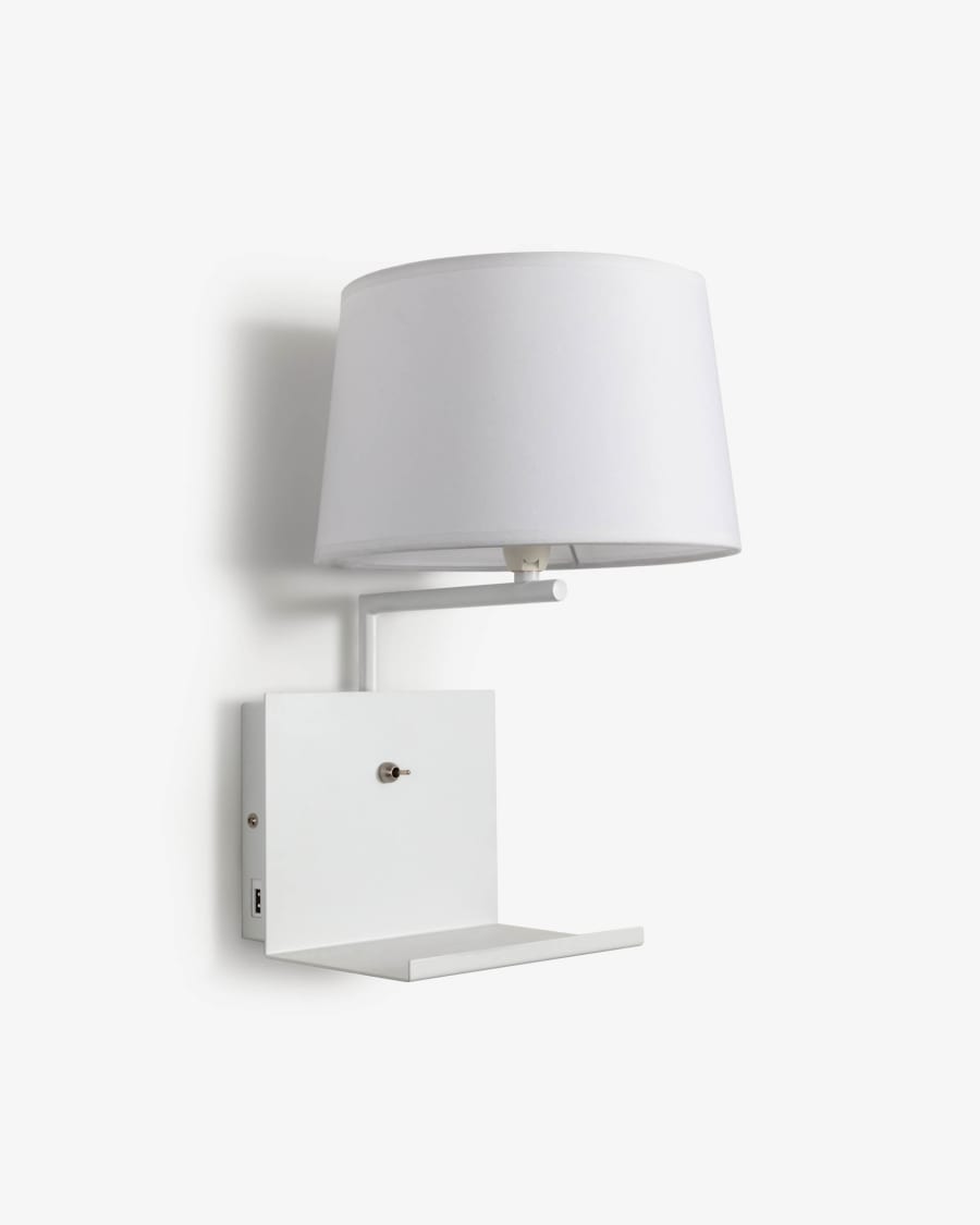 White Neala wall lamp