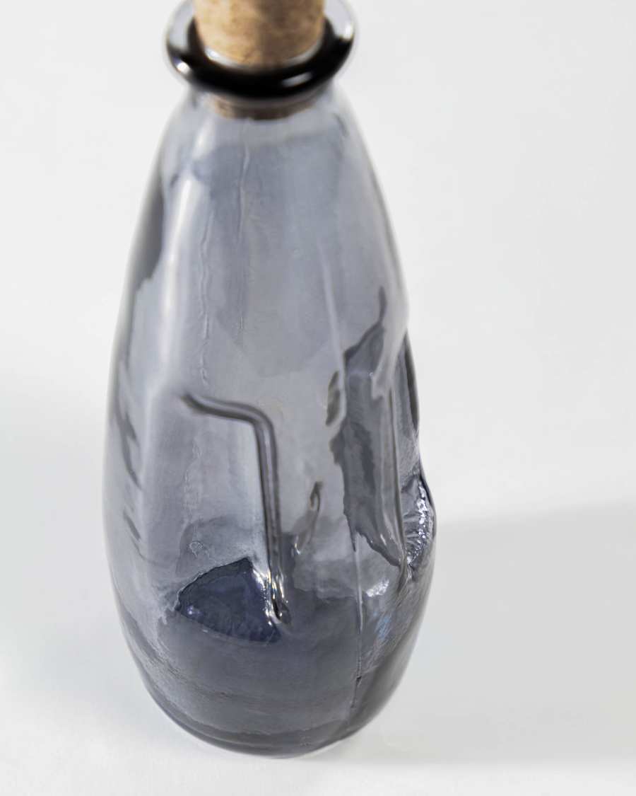Rohan blue glass bottle