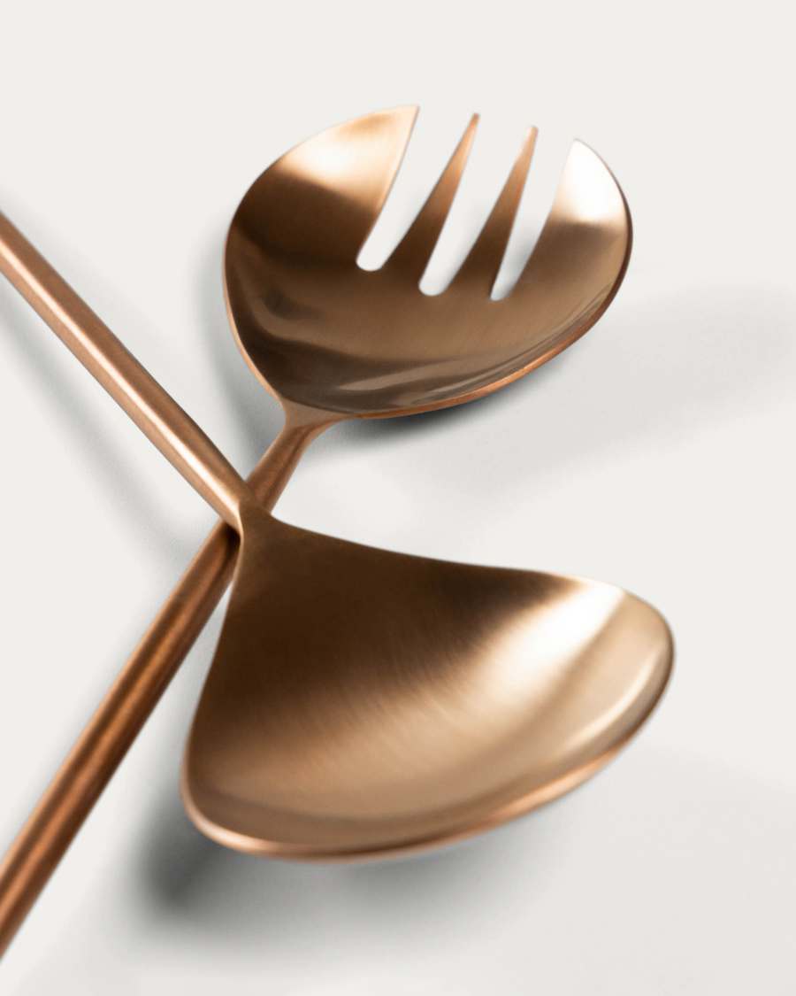 Conjunt Kelda de 2 coberts per amanida coure