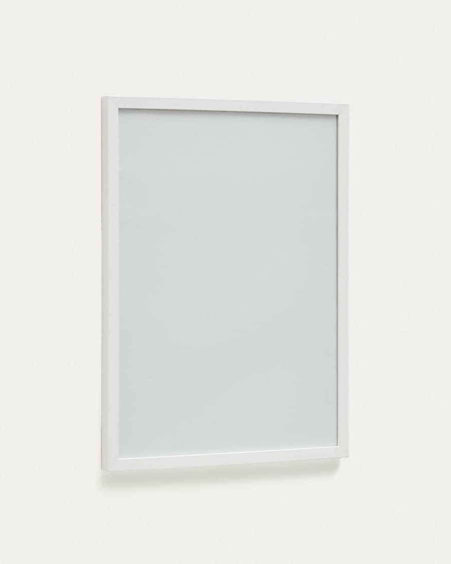 Neale wooden photo frame with white finish, 42 x 56 cm