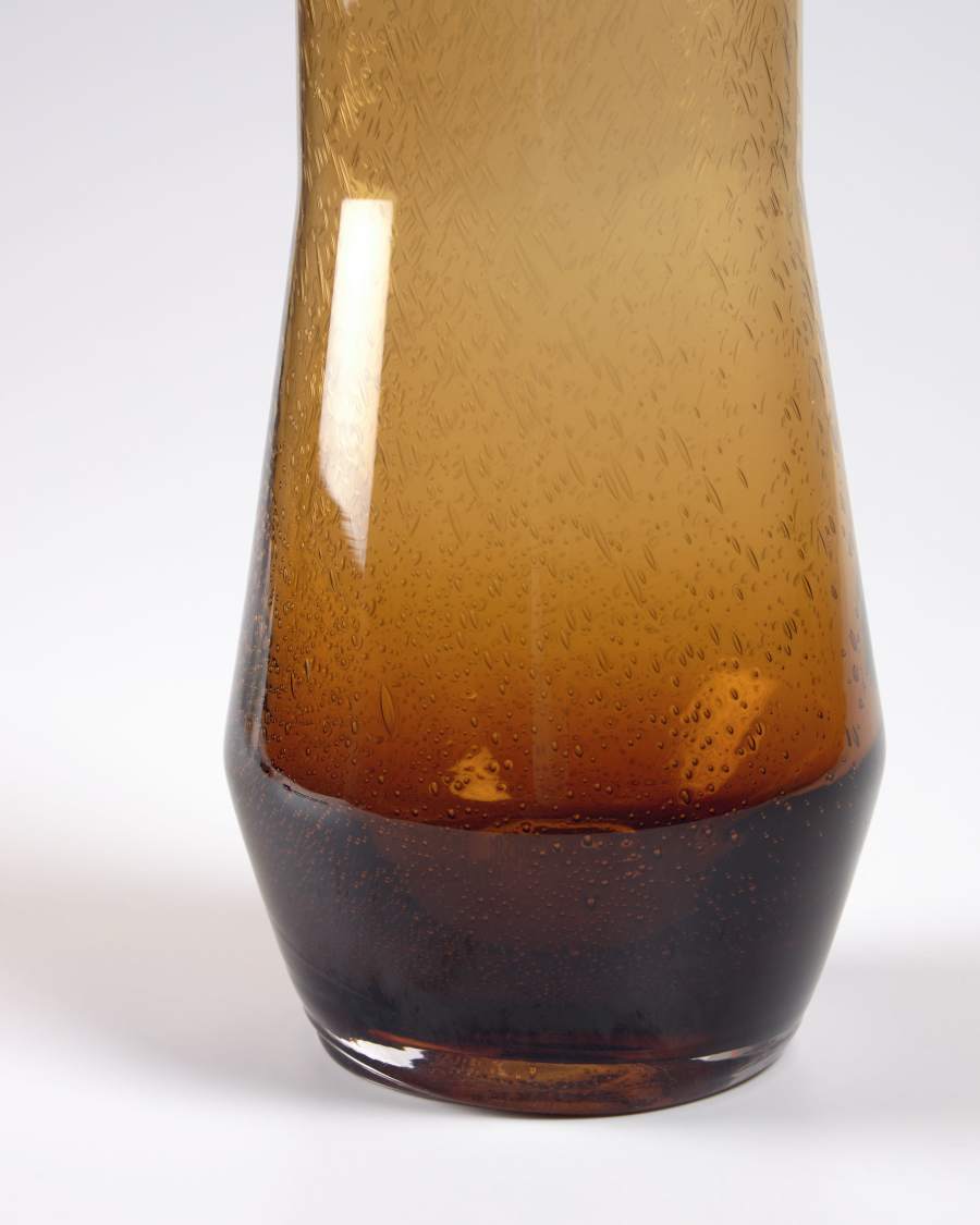 Hanie glass jug orange