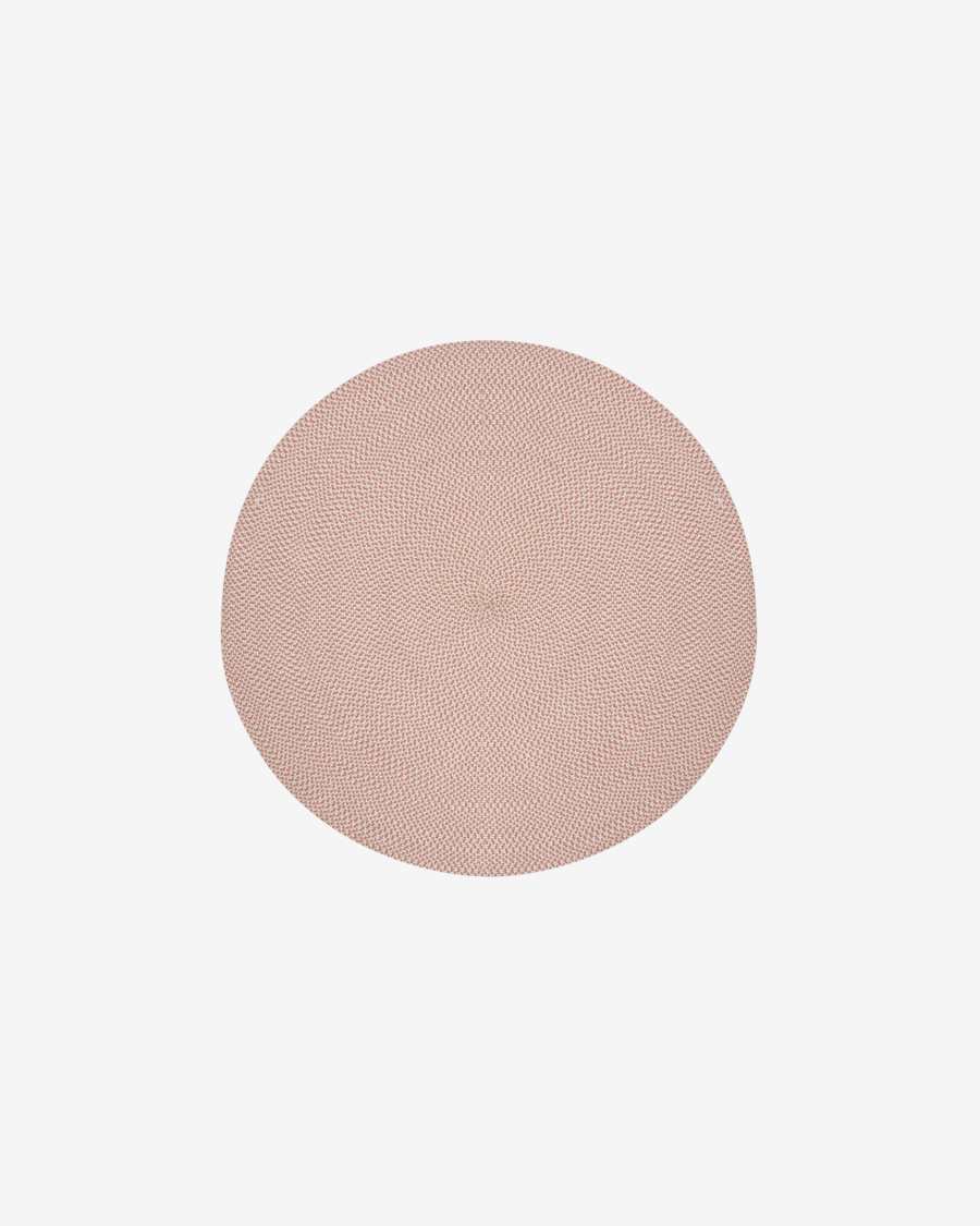 Στρογγυλό χαλί Rodhe, 100% PET, τερακότα, Ø100εκ