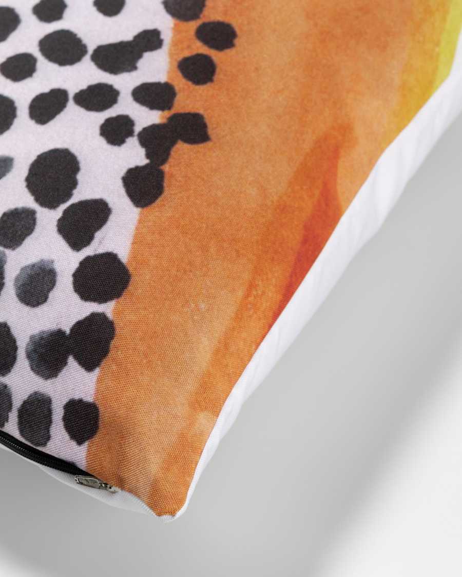 Housse de coussin Dikeledi 45 x 45 cm papaye