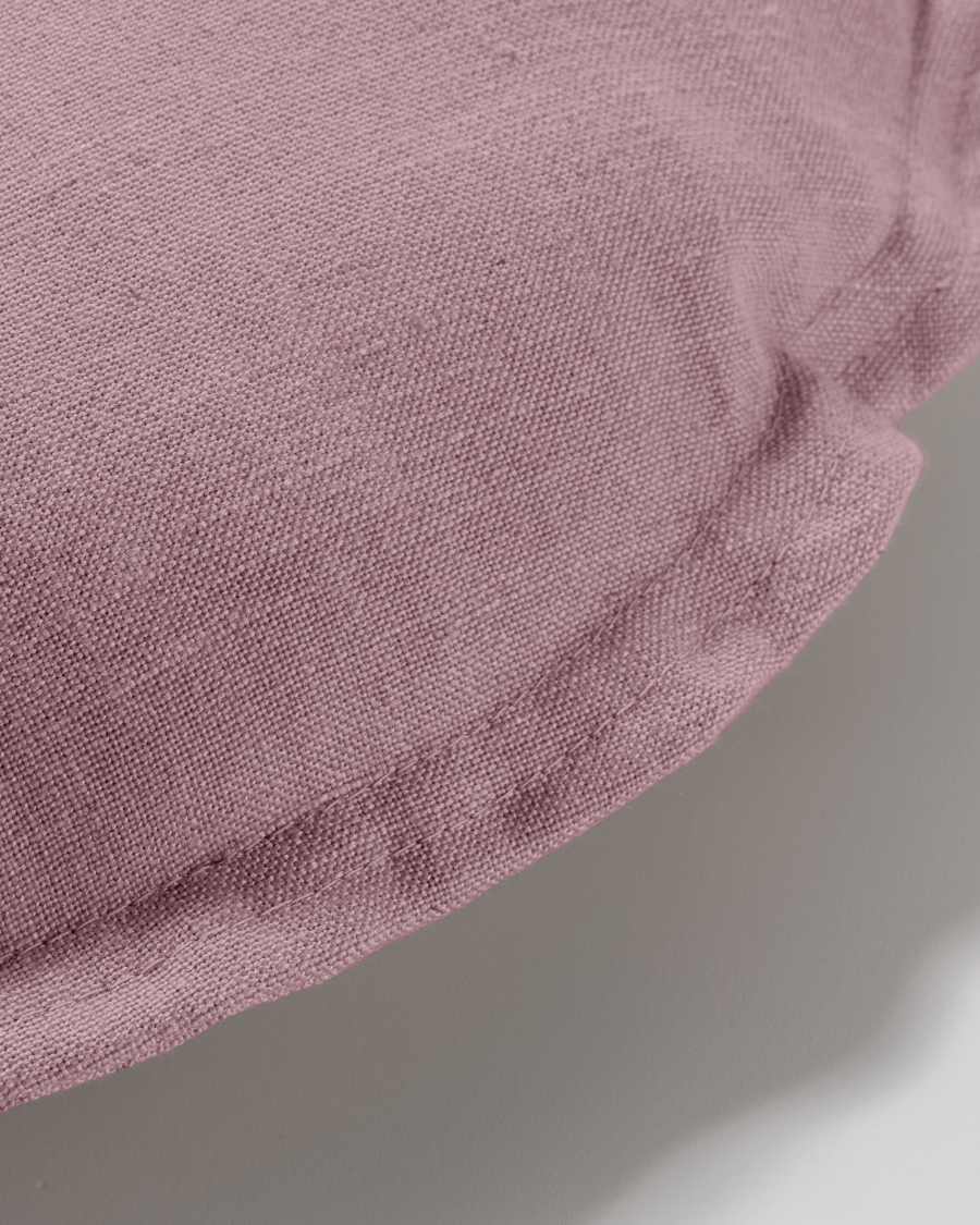 Maelina cushion cover in pink, Ø 45 cm
