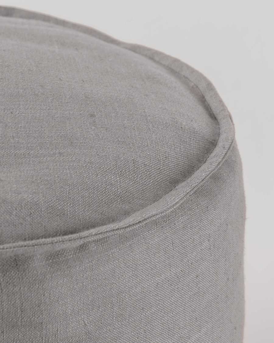 Grey Maelina Puf Ø 42 cm