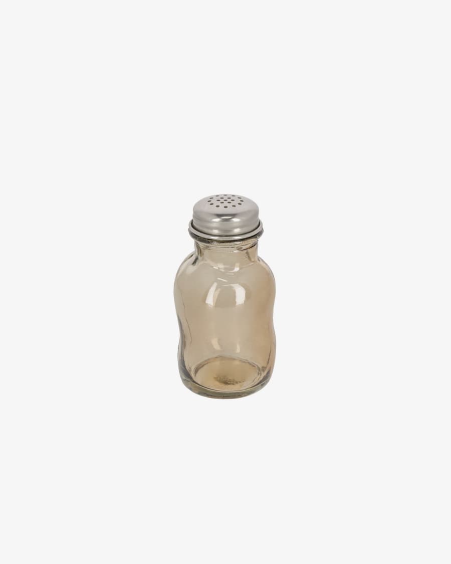 Γυάλινη αλατιέρα Rohan, καφέ