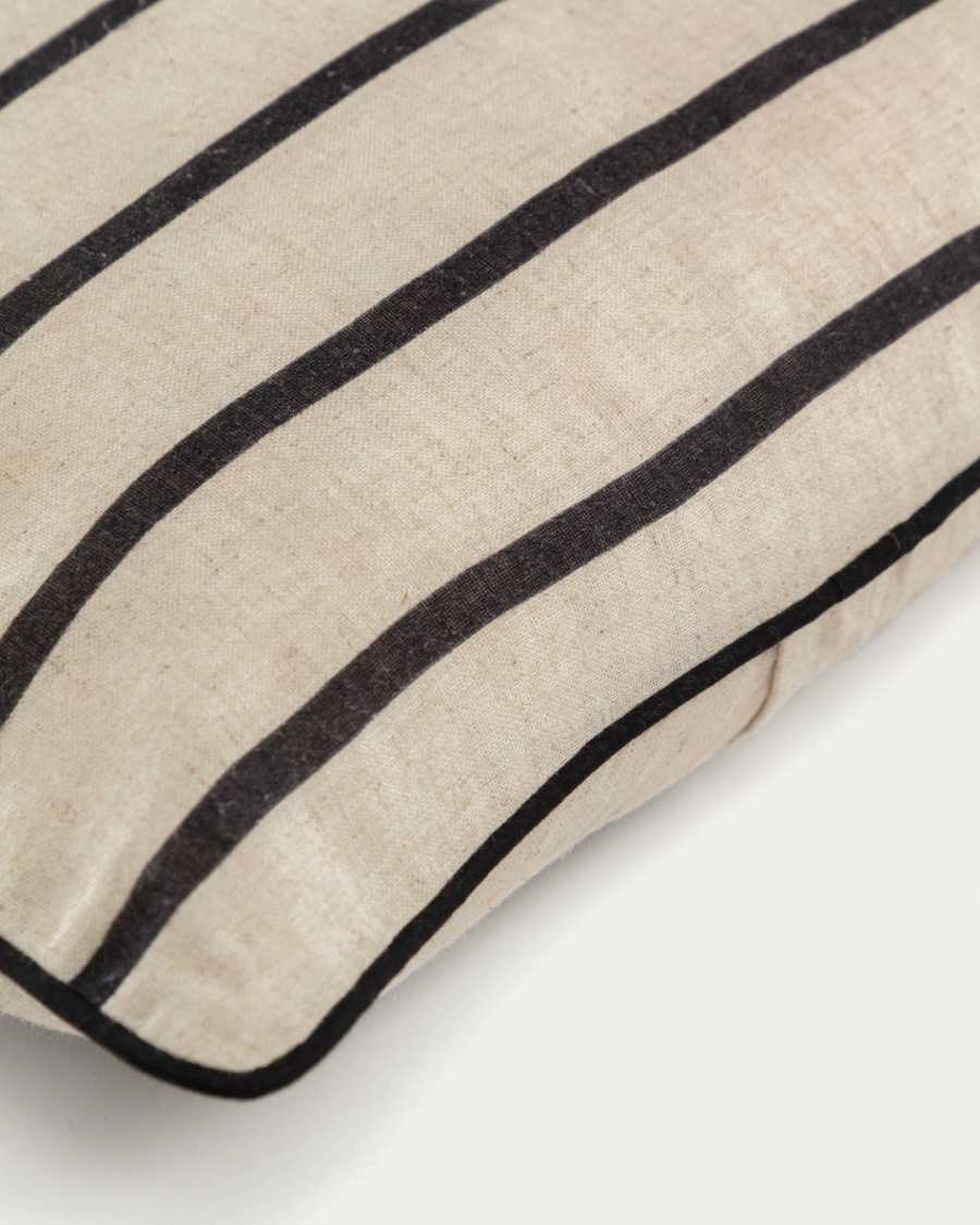 Sagira black stripes cushion cover 45 x 45 cm