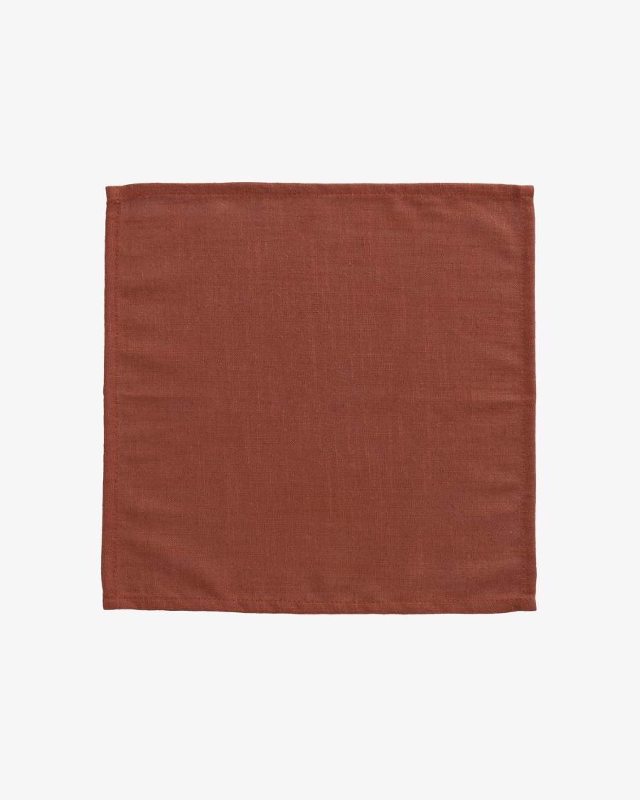 Σετ 4 πετσέτες Samay, καφέ