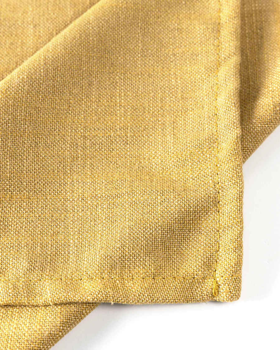 Mustard-yellow Samay table runner