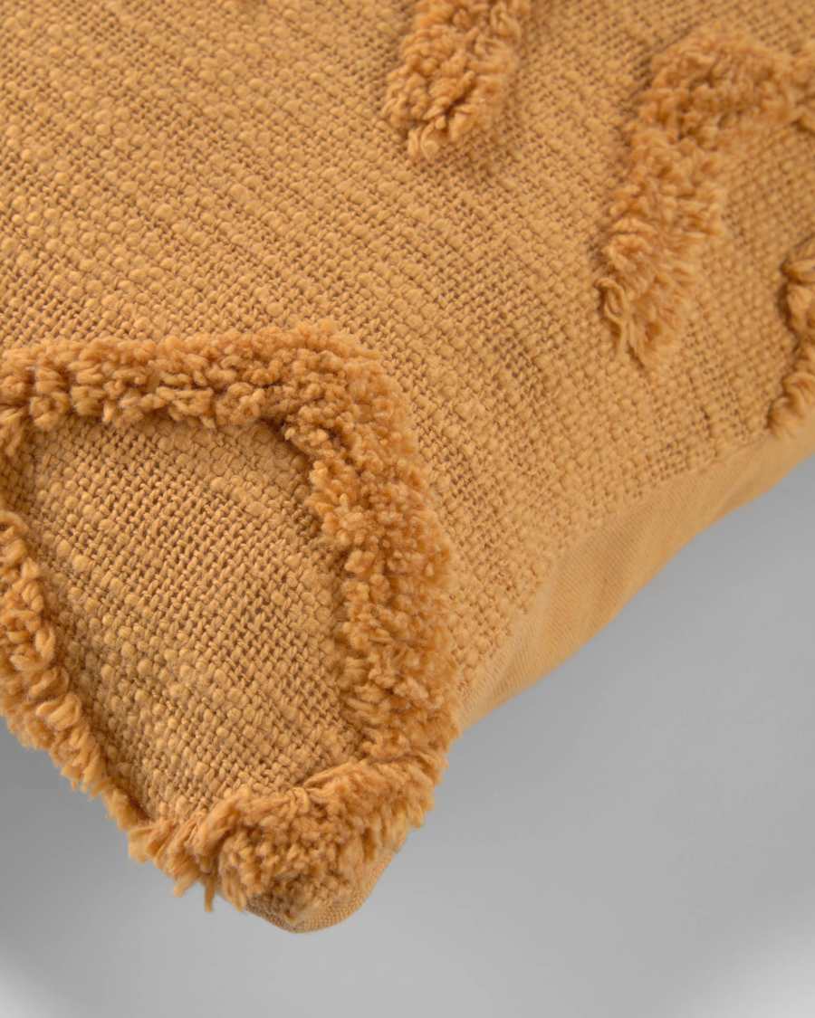 Κάλυμμα μαξιλαριού Xayoxhira 45 x 45 εκ, κιτρινό-μουσταρδί