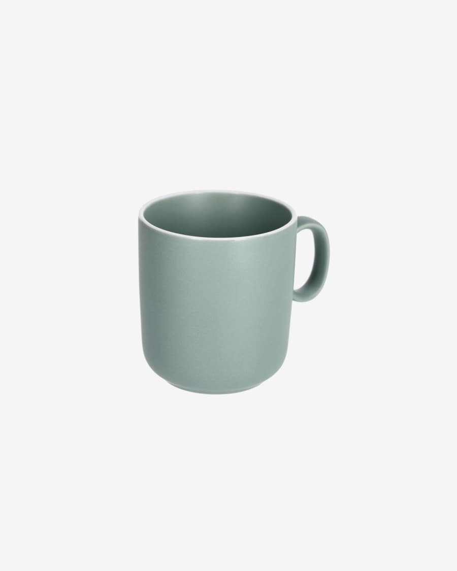 Shun mug in green porcelain