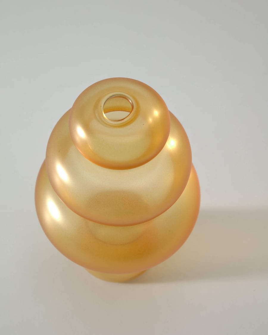 Set 3 b;aza Elody, πολύχρωμο γυαλί