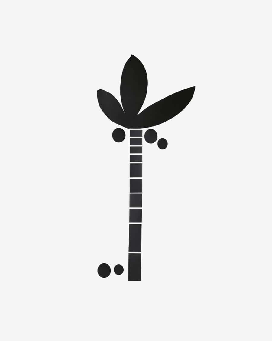 Uriana wall vinyl with cloud print 160 x 80 cm