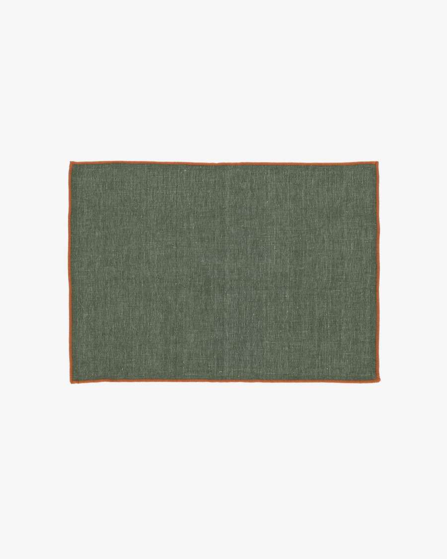 Green Daneli 2-individual placemat set